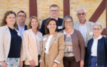 Osteoporoseforeningens Landsbestyrelse. Fra venstre Lene Lebech, Thomas Klausen, Linda Garlov, Ingelis Sander, Jakob Gaardsted Petersen, Bente Langdahl, Lars Hyldstrup og Anny Winther. Foto: Henning G. Jensen.