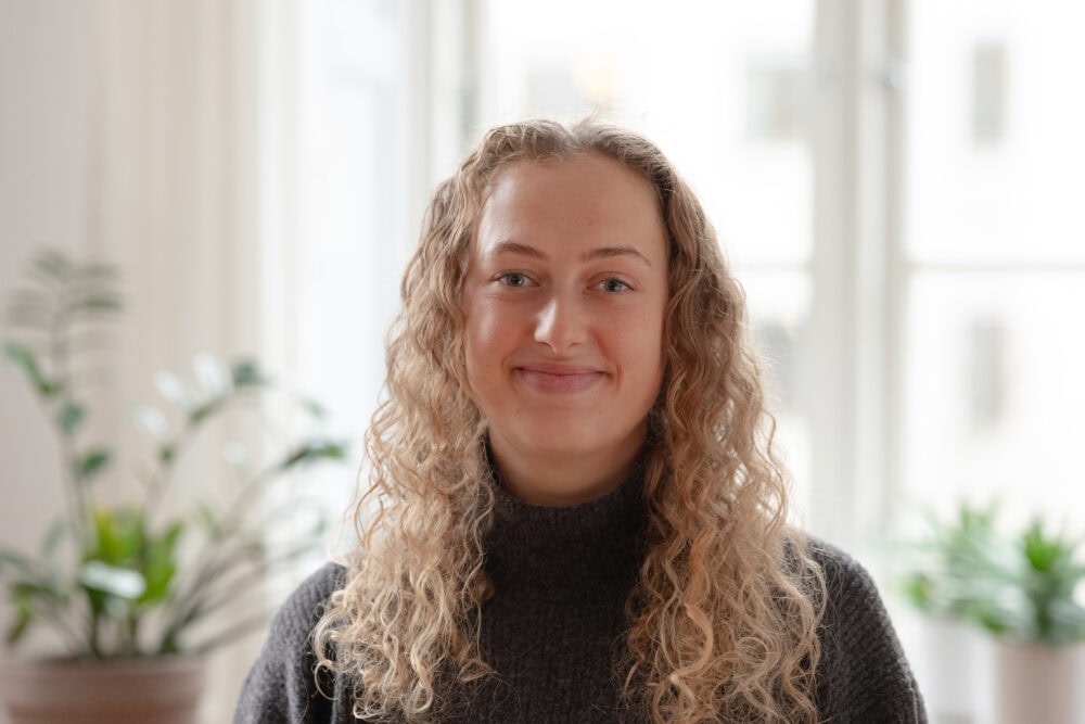 Helene Tiedemann, digital- og IT-praktikant i Osteoporoseforeningen